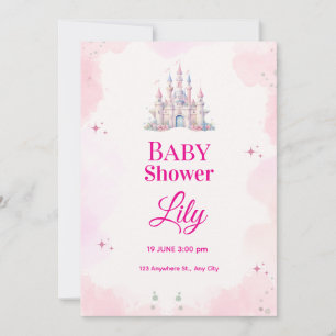 Watercolor Fairytale Gir Invitation