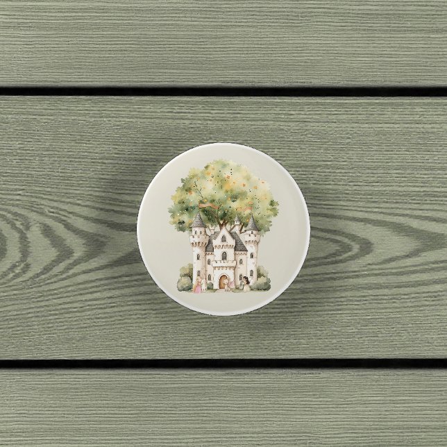 Watercolor Fairytale Princess Whimsical Ceramic Knob (Creator Uploaded)