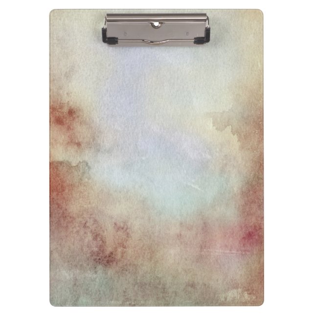 Watercolor Fall Background Clipboard (Front)