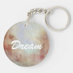 Watercolor Fall Background Key Ring