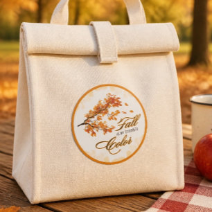 Watercolor Fall is My Favourite Colour Classic Round Sticker