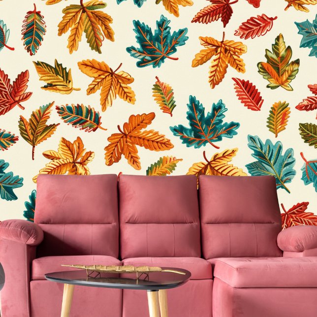 Watercolor Fall Leaves Cute Wallpaper (Creator Uploaded)