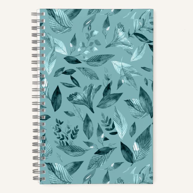 Watercolor fallen leaves 2 notebook (Front)