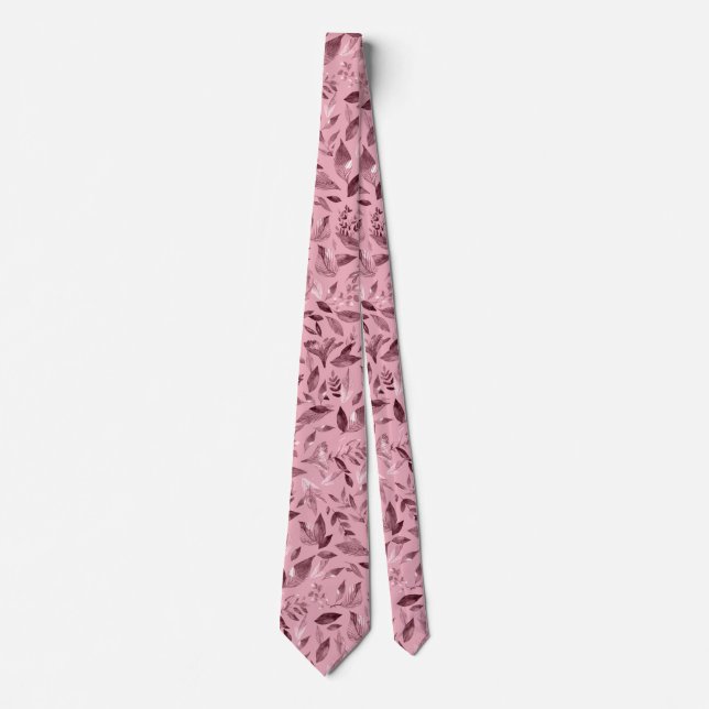Watercolor fallen leaves 3 tie (Front)