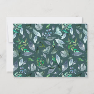 Watercolor fallen leaves 5 announcement