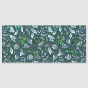 Watercolor fallen leaves 5 magnetic invitation