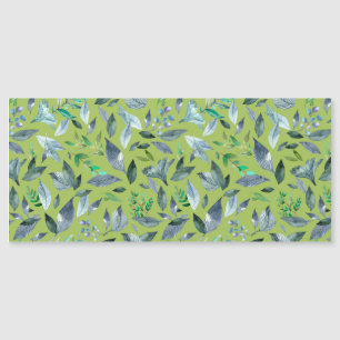 Watercolor fallen leaves 6 magnetic invitation