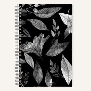 Watercolor fallen leaves 9 notebook