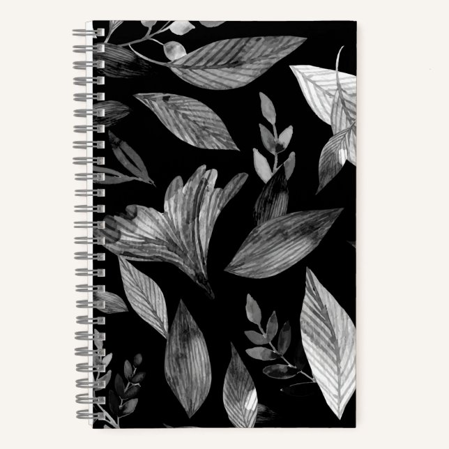 Watercolor fallen leaves 9 notebook (Front)