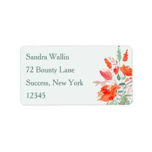 Watercolor Fantasy Return Address Label