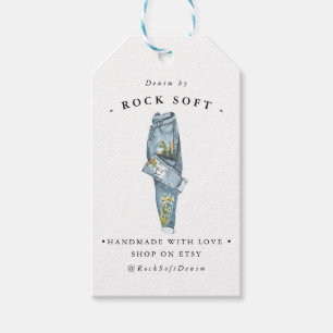 Watercolor Fashion Design Business Hang Tag
