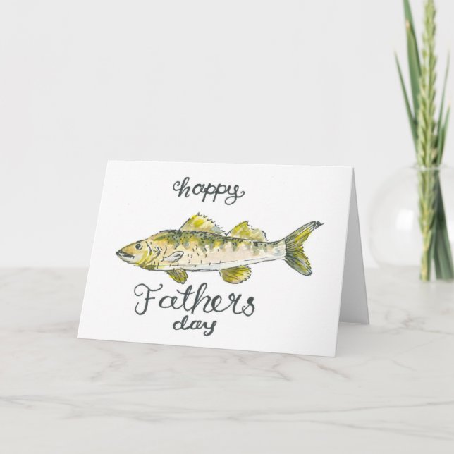 Watercolor Father’s Day Card (Front)