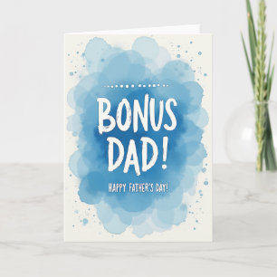 Watercolor Fathers Day Card