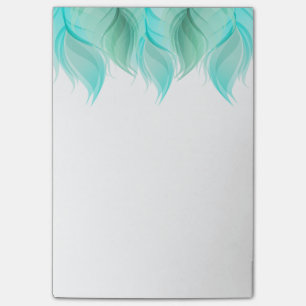 Watercolor Feathers Modern Post-it Notes