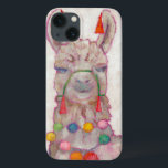 Watercolor Festival Llama iPhone 13 Case<br><div class="desc">Festival Llama Artist: Chariklia Zarris</div>