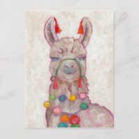 Watercolor Festival Llama
