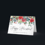Watercolor Festive Floral Garland Happy Hanukkah Holiday Card<br><div class="desc">Watercolor Festive Floral Garland Happy Hanukkah Card | Send Hanukkah greetings to family and friends with this floral Hanukkah card. It features watercolor illustrations roses,  poinsettias,  hollies,  pine needles,  pinecones and other festive accents. Personalise this botanical holiday card by adding your own texts and photo.</div>