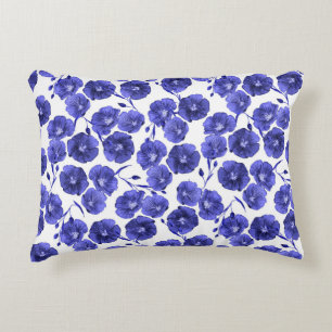 Watercolor Field Flowers: Botanical Wallpaper Decorative Cushion