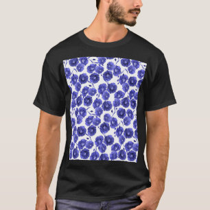Watercolor Field Flowers: Botanical Wallpaper T-Shirt