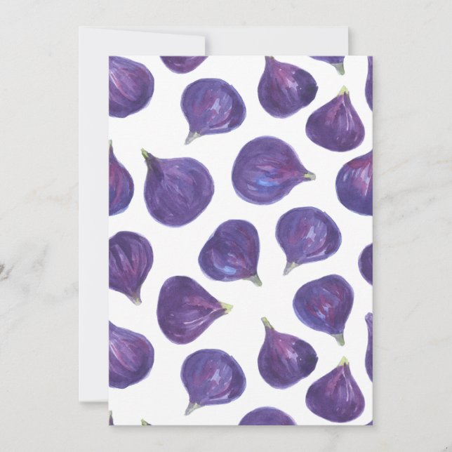 Watercolor figs pattern (Front)