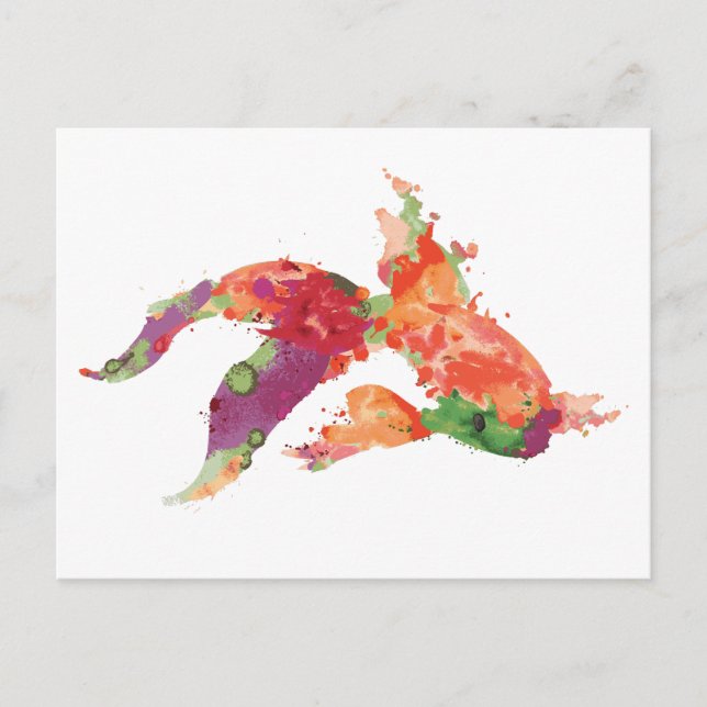 watercolor fish postcard (Front)