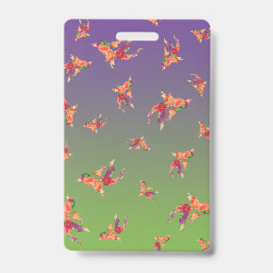 watercolor fish Teacher Hall Pass ID Badge