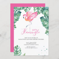 Watercolor Flamingo Bachelorette Party