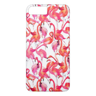 Watercolor Flamingos In Watercolors iPhone 8 Plus/7 Plus Case
