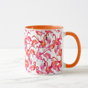 Watercolor Flamingos In Watercolors Mug
