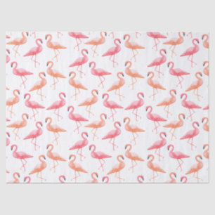 Watercolor Flamingos Tissue Paper