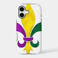 watercolor fleur de lis