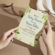 Watercolor Floral Baby Shower