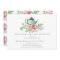 Watercolor Floral Baby Tea Party Invitation