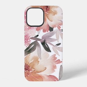 Watercolor floral backgroundpattern,flower,art,flo iPhone 12 case