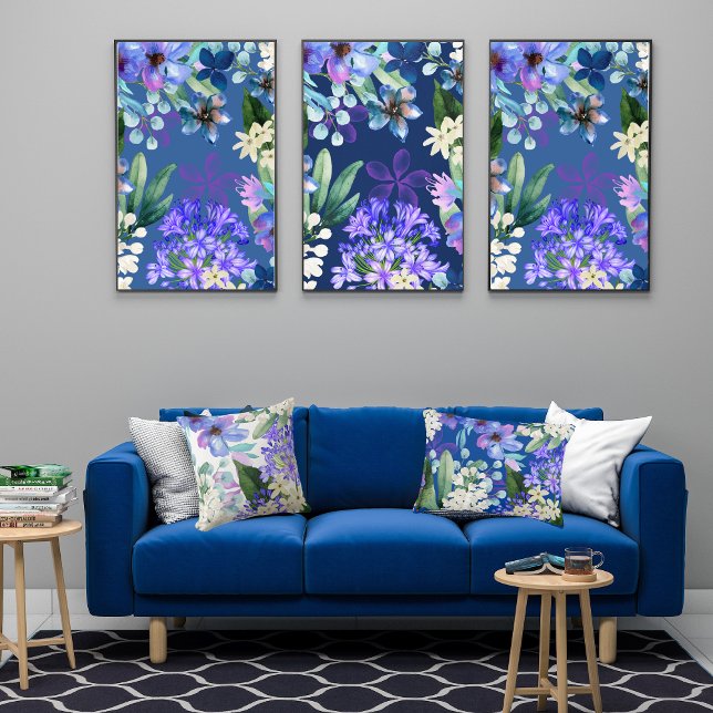 watercolor floral botanical foliage greenery poster (Creator Uploaded)