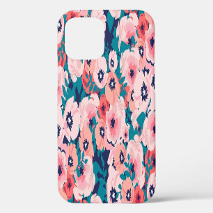 Watercolor Floral Bouquet: Vintage Peonies. iPhone 12 Case