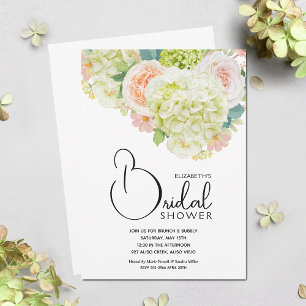 Watercolor Floral Bridal Shower Invitation