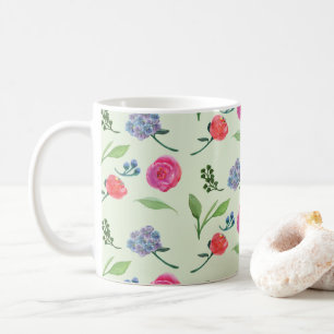Watercolor Floral Coffee Mug