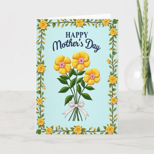 Watercolor Floral Day Card