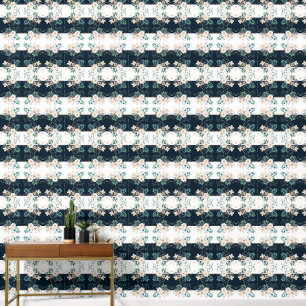 Watercolor Floral Deep In The Dream Wallpaper