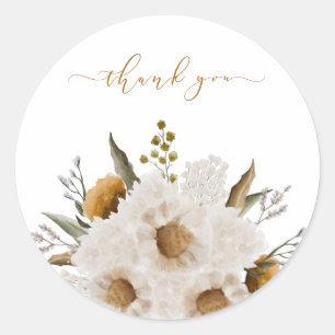 Watercolor Floral Envelope Seals