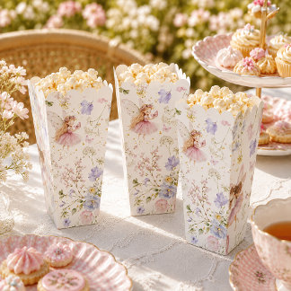 Watercolor Floral Fairy Favour Box