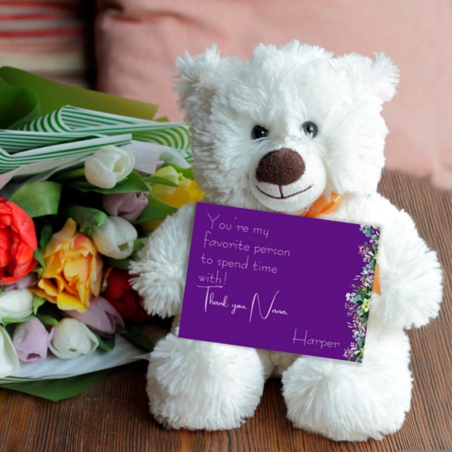 Watercolor floral  Grandma Mother’s Day Holiday Postcard (Creator Uploaded)