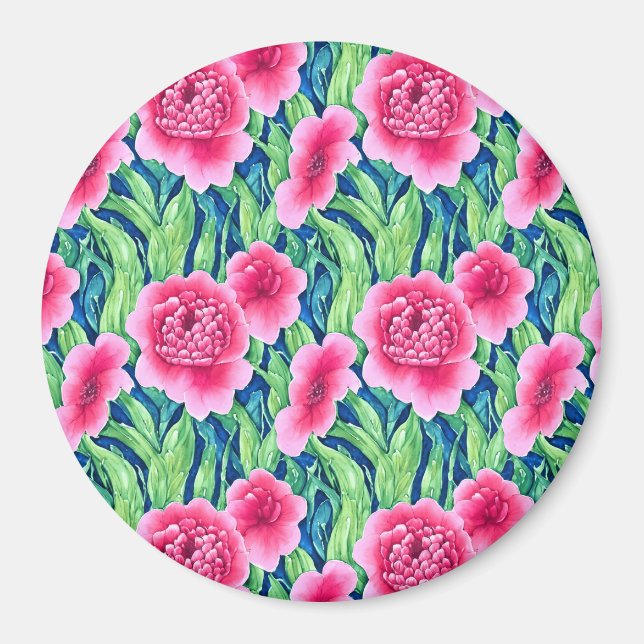Watercolor Floral Magnet (Front)