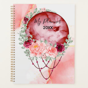 Watercolor Floral Moon Planner