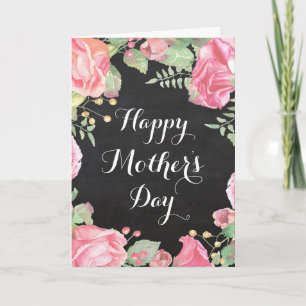 Watercolor Floral Mother's Day Card