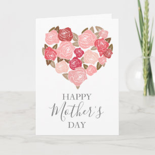 Watercolor Floral Mother's Day Card