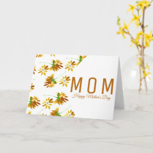 Watercolor Floral Mother's Day Script Card