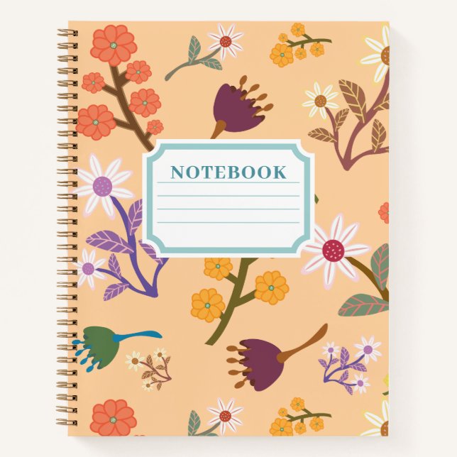 Watercolor Floral Notebook (Front)