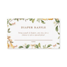 Watercolor Floral Pear Baby Shower